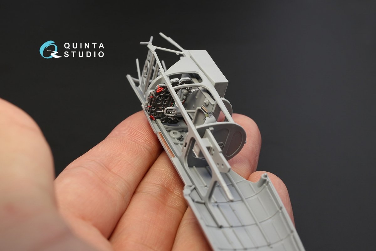 Quinta Studio QD48066 La-5FN 3D-Printed &amp;amp; colored Interior on decal paper (for Zvezda kit) 1/48 – image 5