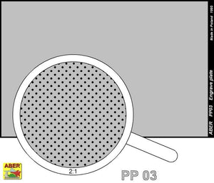 Aber PP03 Engrave plate (88 x 57mm) - pattern 03 – Bild 2