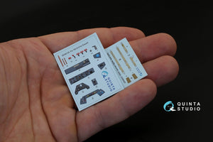 Quinta Studio QD48139 FW 190D-9 3D-Printed &amp;amp; colored Interior on decal paper (for Eduard kit) 1/48 – Bild 3