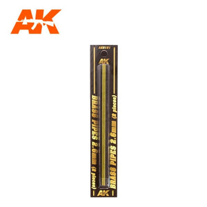 AK Interactive AK9121 BRASS PIPES 2.6MM Ø. 2 UNITS – image 2