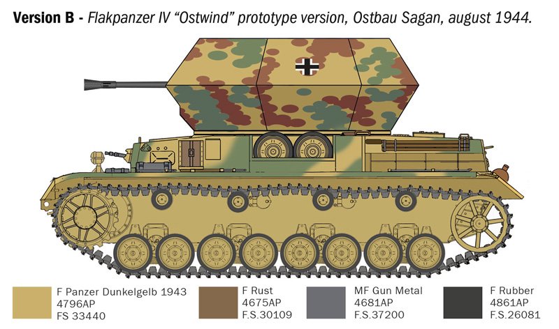 Italeri 6594 Flakpanzer IV Ostwind 1/35 – image 4