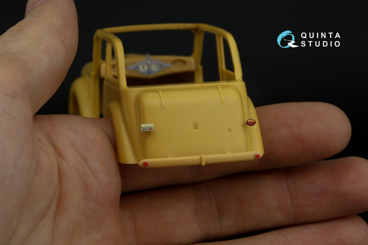 Quinta Studio QD35082 1937 Opel Olympia 3D-Printed &amp;amp; colored Interior on decal paper (Bronco) 1/35 – Bild 9