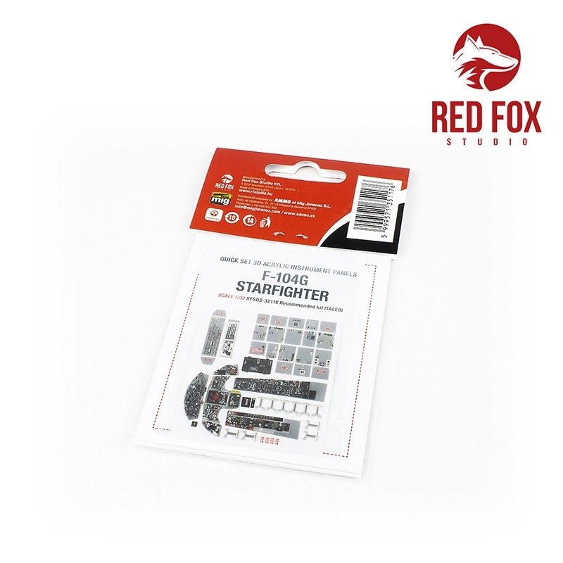 Red Fox Studio QS-32118 F-104G Starfighter (for Italeri kit) 1/32 – immagine 2
