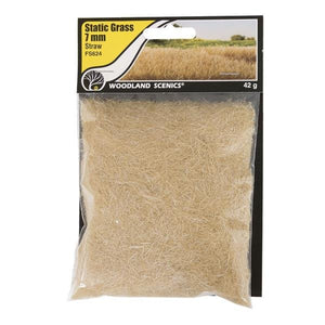Woodland Scenics WFS624 7mm Static Straw Grass