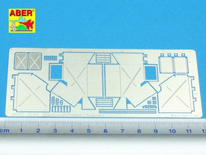 Aber 35A091 Rear boxes for Panther tanks and Jagdpanter self propelled-gun (1/35) – obrázek 2
