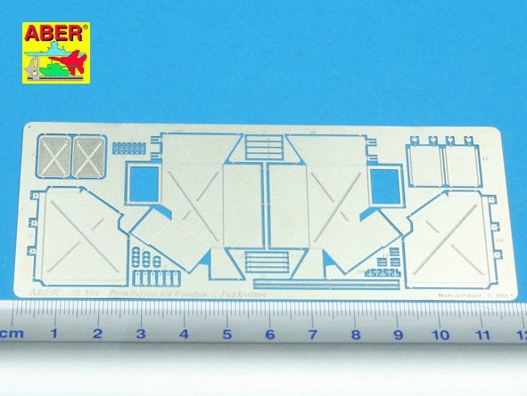 Aber 35A091 Rear boxes for Panther tanks and Jagdpanter self propelled-gun (1/35) – obrázek 2