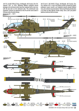 Special Hobby 32082 AH-1G Cobra ‘Early Tails over Vietnam’ Hi-Tech Kit 1/32 – zdjęcie 6