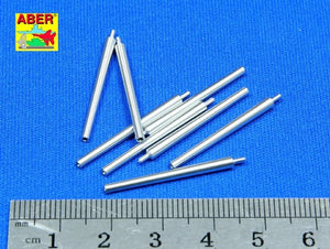 Aber 350L-08 Set of 8 pcs 406 mm barrels for Japanese ships Mutsu and Nagato 1/350 – immagine 2
