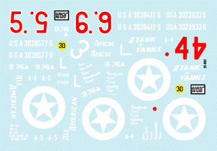 Star Decals 35-990 US 746th Tank Battalion 1/35 – image 2