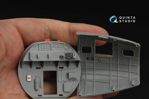 Quinta Studio QDS-48542 Boeing B-17F 3D-Printed &amp;amp; colored Interior on decal paper (HK models, Eduard) (small version) 1/48 – Bild 9