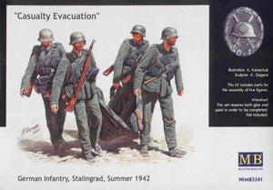 Master Box 3541 Casualty Evacuation, German Infantry Stalingrad (1/35)