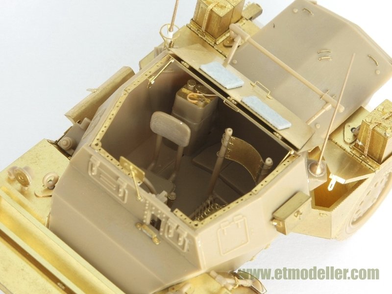 ET Model E35-001 WWII British scout car DINGO Mk.II For TAMIYA 35018 1/35 – obrázek 4