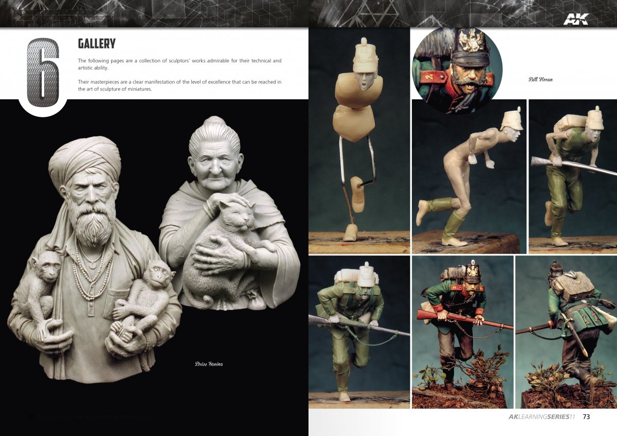 AK Interactive AK512 AK LEARNING 11: FIGURE SCULPTING &amp;amp; CONVERTING TECHNIQUES EN – obrázek 6