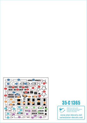 Star Decals 35-C1365 Daimler Armored Car 2 British cold war service 1/35 – image 2
