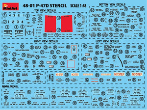 MiniArt 48030 Thunderbolt P-47D-10RE Razorback Advanced Kit 1/48