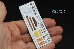 Quinta Studio QD32182 Nieuport XI 3D-Printed &amp;amp; colored Interior on decal paper (CSM) 1/32 – image 3