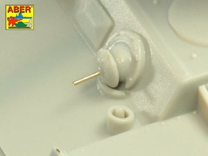 Aber 72L-70 Russian 107 mm ZIS-6 tank barrel for KV-2 1/72 – image 9