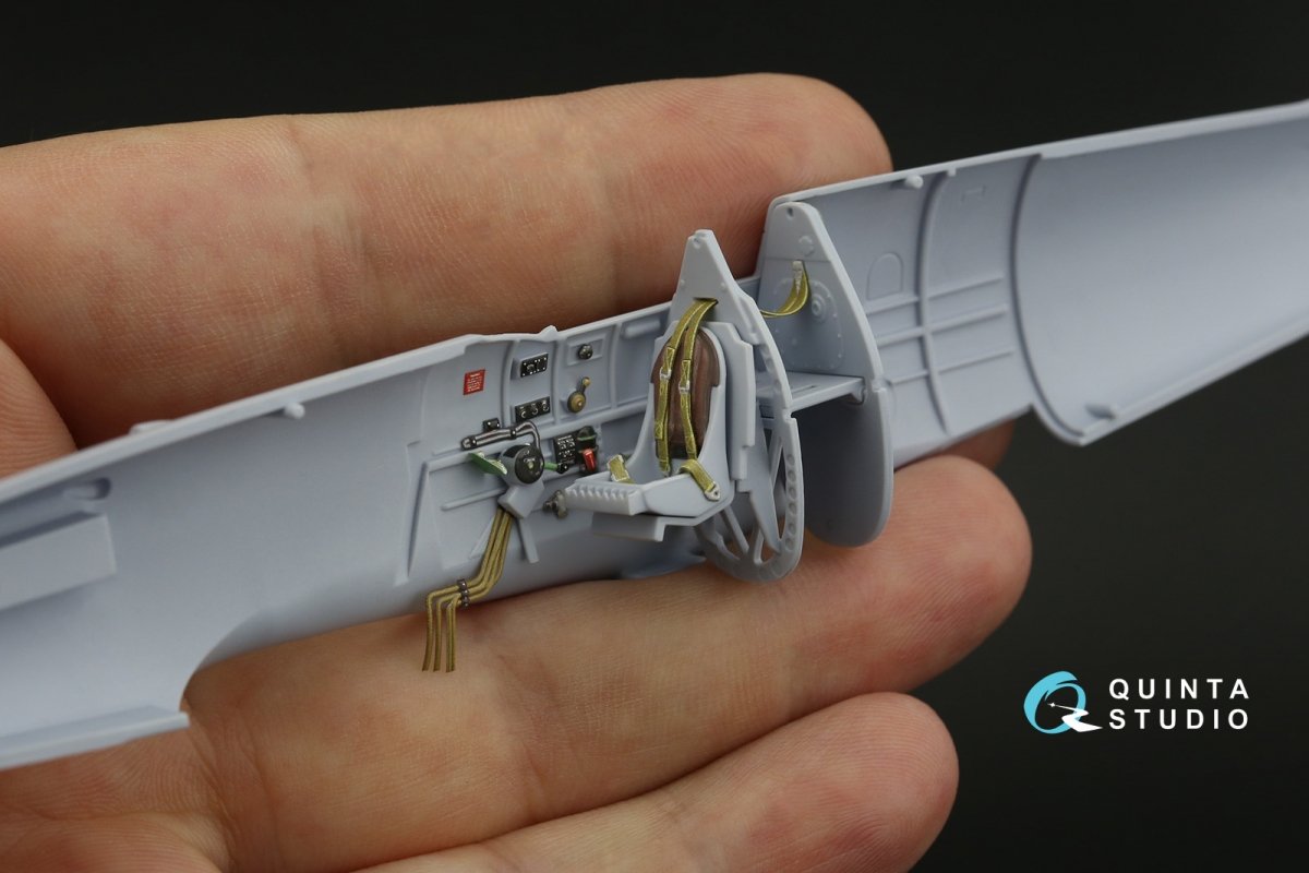 Quinta Studio QD48144 Spitfire PR.XIX 3D-Printed &amp;amp; colored Interior on decal paper (Airfix) 1/48 – image 9