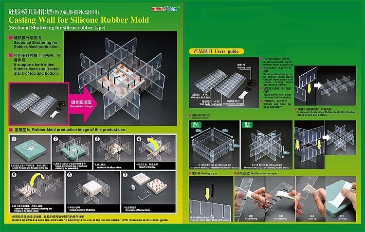 Trumpeter 09966 Casting Wall for Silicone Rubber Mold – zdjęcie 3