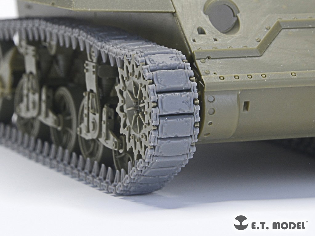 ET Model P35-038 WWII US ARMY M3/M5 Stuart Light Tank T16 Workable Track ( 3D Printed ) 1/35 – immagine 6
