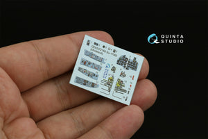 Quinta Studio QDS-72168 Su-17M3 3D-Printed colored Interior on decal paper (Modelsvit) (small version) 1/72 – image 3