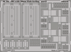 Eduard 36195 sWS with 20mm Flakvierling GREAT WALL HOBBY 1/35 – image 2
