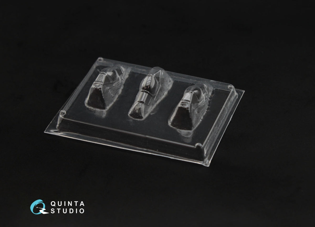 Quinta Studio QC144001 Spitfire Mk.IX vacuuformed clear canopy, 3 pcs (for Eduard kit) 1/144 – zdjęcie 2