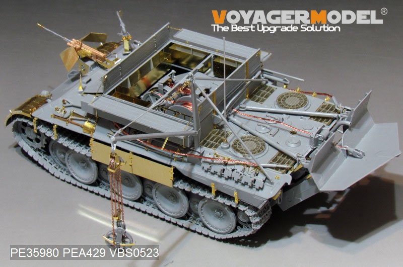 Voyager Model PE35980 WWII German Bergepanther Ausf.A (Late type,Panther G tool holders) Basic For TAKOM 2101 1/35 – image 9