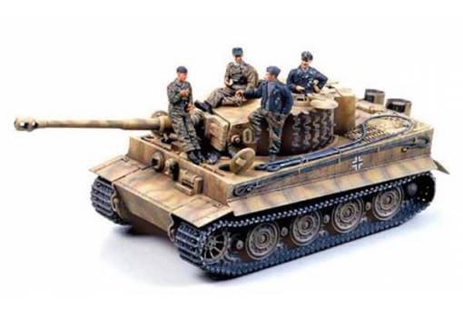 Tamiya 25401 German Tiger I Late Version w/Ace Commander and Crew – Bild 2