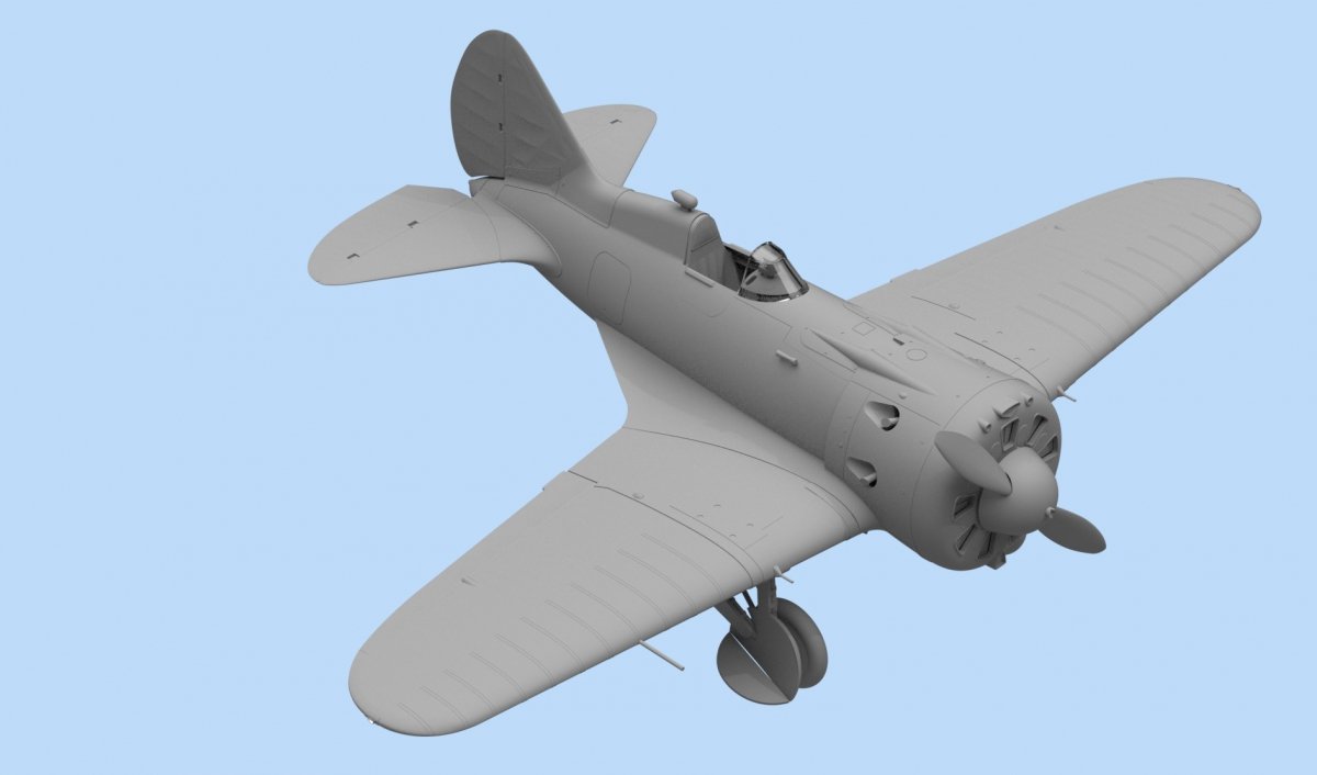 ICM 48097 I-16 type 24, WWII Soviet Fighter 1/48 – Bild 4