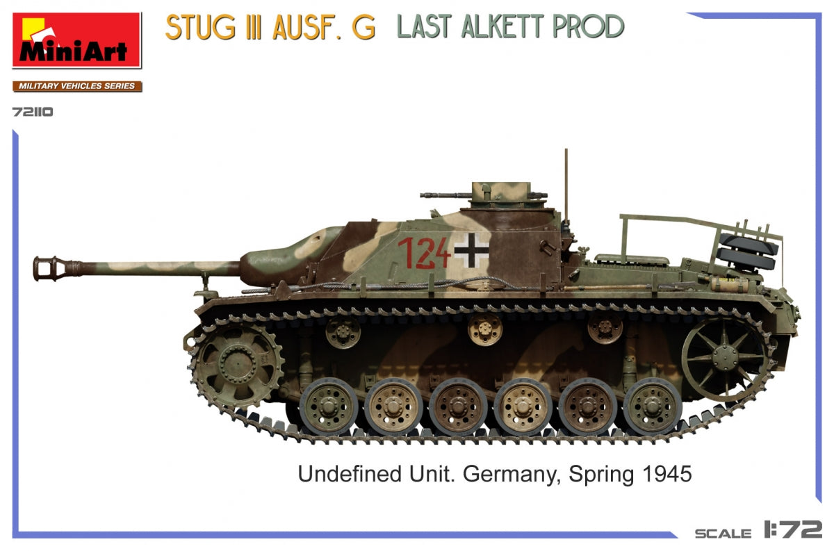 MiniArt 72110 StuG III Ausf. G Last Alkett Prod 1/72 – image 11