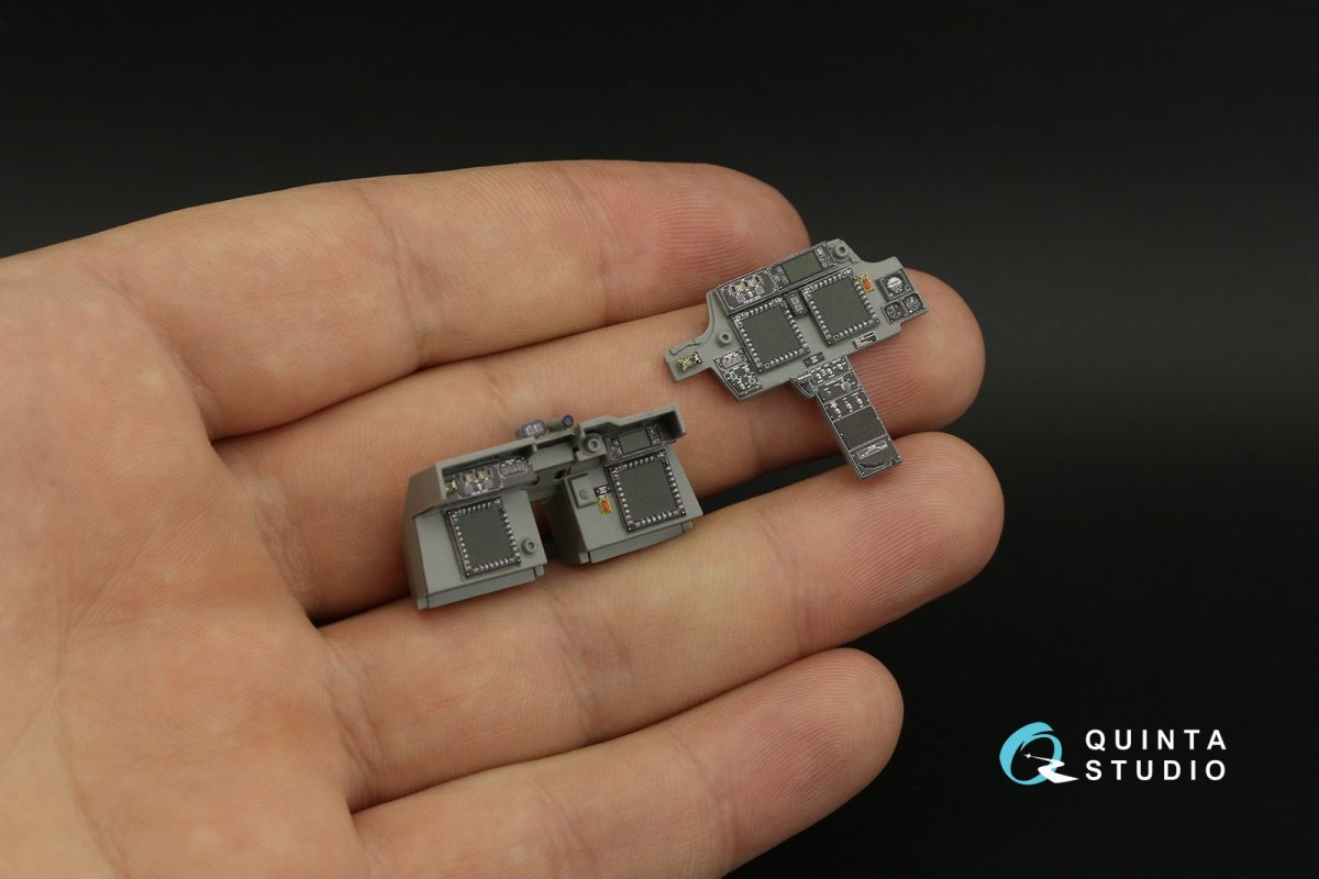 Quinta Studio QDS-35099 AH-64E 3D-Printed &amp;amp; colored Interior on decal paper (Takom) (Small version) 1/35 – image 7