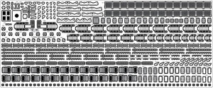 Pontos 35007F1 USS BB-61 Iowa 1984 Detail Up Set 1/350 – image 12
