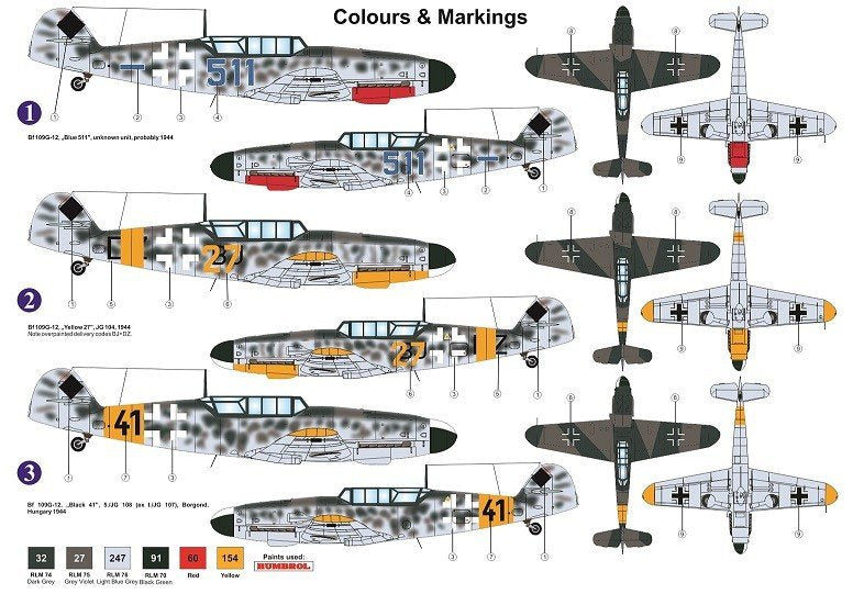 AZ Modèle AZ7616 Bf 109G-12 1/72 – image 3
