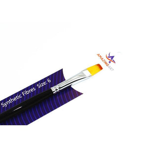 Amazing Art 13036 SYNTHETIC BRUSH FLAT 6