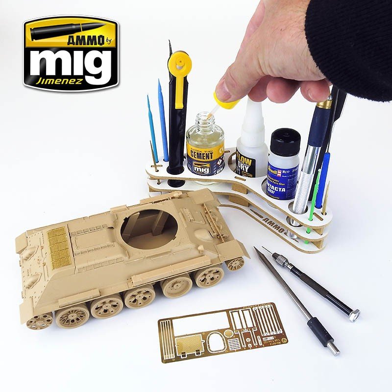 AMMO of Mig Jimenez 8028 BOOMERANG ORGANIZER (storage) – obrázek 7