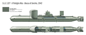 Italeri 5621 S.L.C. MAIALE with crew 1/35 – zdjęcie 3