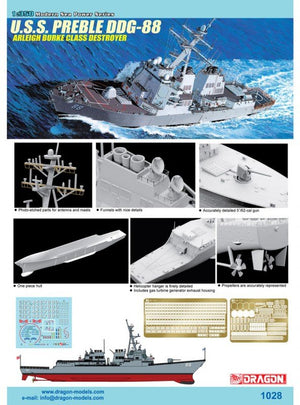 Dragon 1028 USS Preble DDG-88 1/350 – image 2