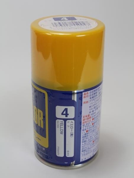 Mr.Hobby S-004 S004 Yellow - (Gloss) Spray – Bild 2