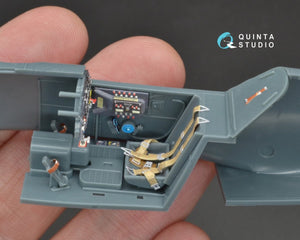 Quinta Studio QD48094 Bf 109G-6 3D-Printed &amp;amp; colored Interior on decal paper (for Eduard kit) 1/48 – image 10