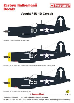 Techmod 32018 - Vought F4U-1D Corsair 1/32 – image 2