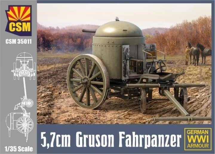 Copper State Models 35011 5.7cm Gruson Fahrpanzer 1/35