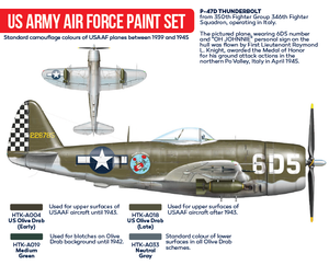 Hataka HTK-AS04 US Army Air Force paint set 4x17ml – Bild 2