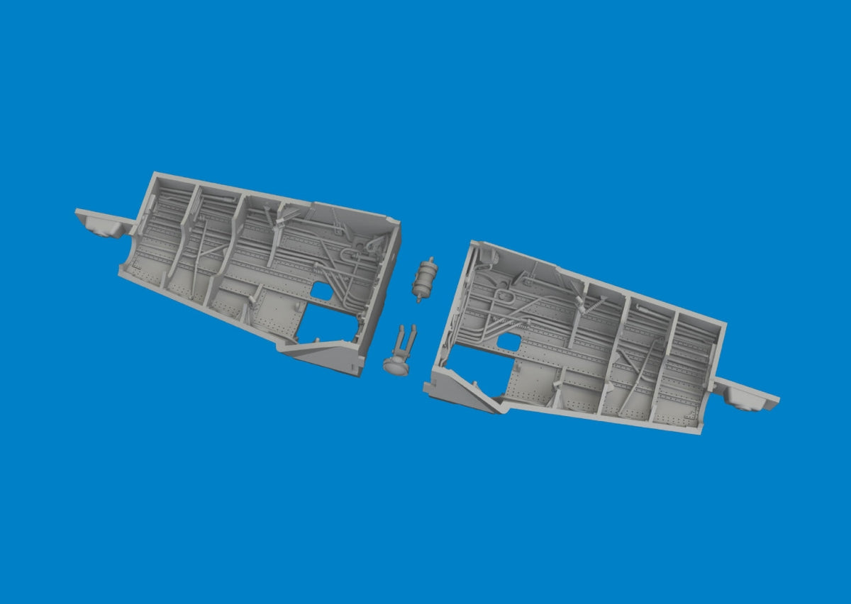 Eduard 672360 P-51D wheel bay PRINT EDUARD 1/72 – Bild 3