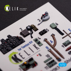 KELIK K72075 N1K1-Ja Shiden Type 11 interior 3D decals for Tamiya kit 1/72 – image 3
