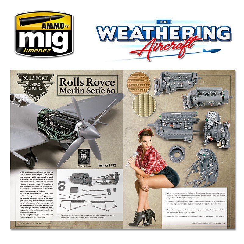 AMMO of Mig Jimenez 5203 TWA ISSUE 3 ENGINES (ENGLISH) – immagine 4
