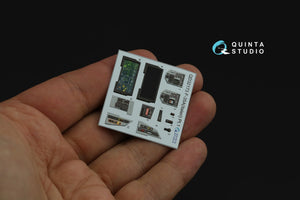 Quinta Studio QD32173 F-35A 3D-Printed &amp;amp; colored Interior on decal paper (Italeri) 1/32 – image 4
