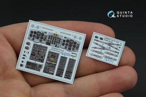 Quinta Studio QD48464 CH-47A 3D-Printed colored Interior on decal paper (HobbyBoss) 1/48 – obrázek 2