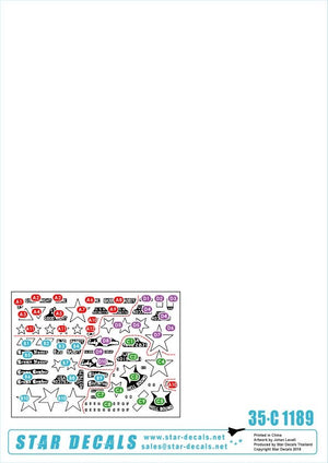 Star Decals 35-C1189 US Artillery 1st Korean War 1950-53 1/35 – image 2