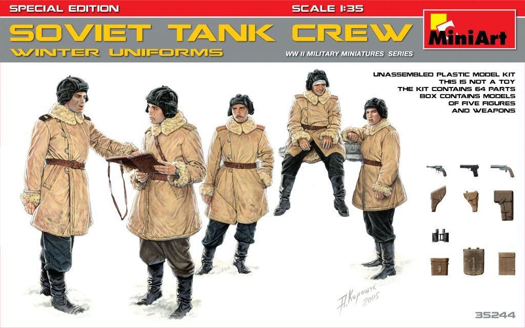 MiniArt 35244 Soviet Tank Crew - Winter Uniforms SPECIAL EDITION 1/35
